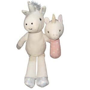 ☀️6/$20☀️ Okie Dokie White and Pink Stuffed Unicorns